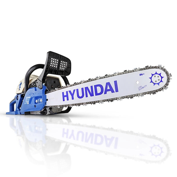 Hyundai 62cc 20” Petrol Chainsaw, 2-Stroke Easy-Start HYC6200X