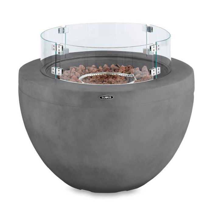 Tower Magna Round Gas Fire Pit - LAST ONE REMAINING!