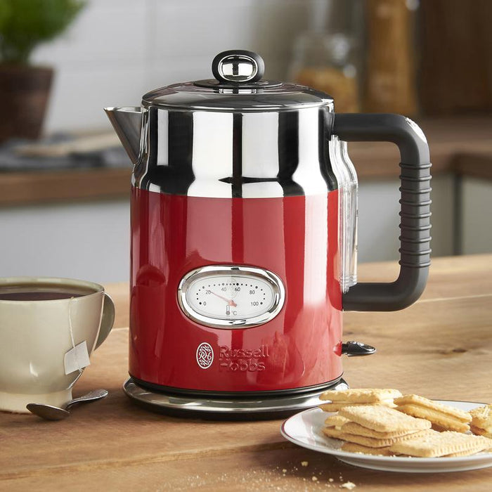 Russell Hobbs Retro 1.7L 2400W Kettle  - Red