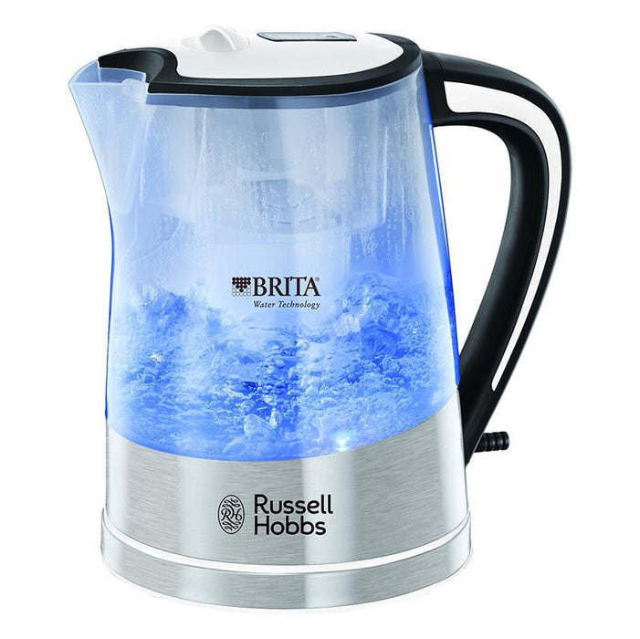 Russell Hobbs Purity Plastic Kettle White Accent