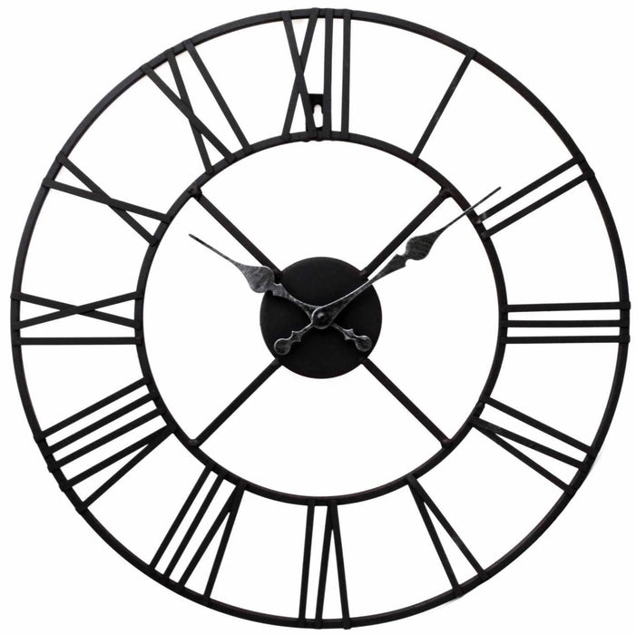 Roman Numeral Metal Clock 60cm