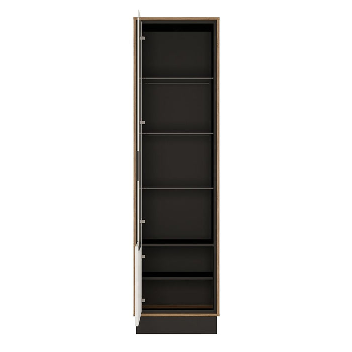 Brolo Tall Glazed Display Cabinet - Left Hand Opening