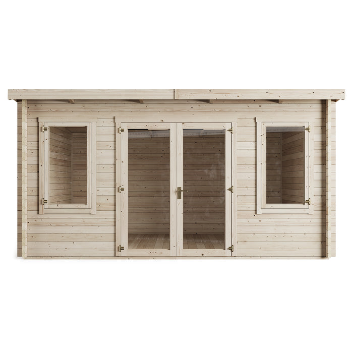 Store More Ashley Pent Log Cabin Garden Room - Available In 3 Sizes