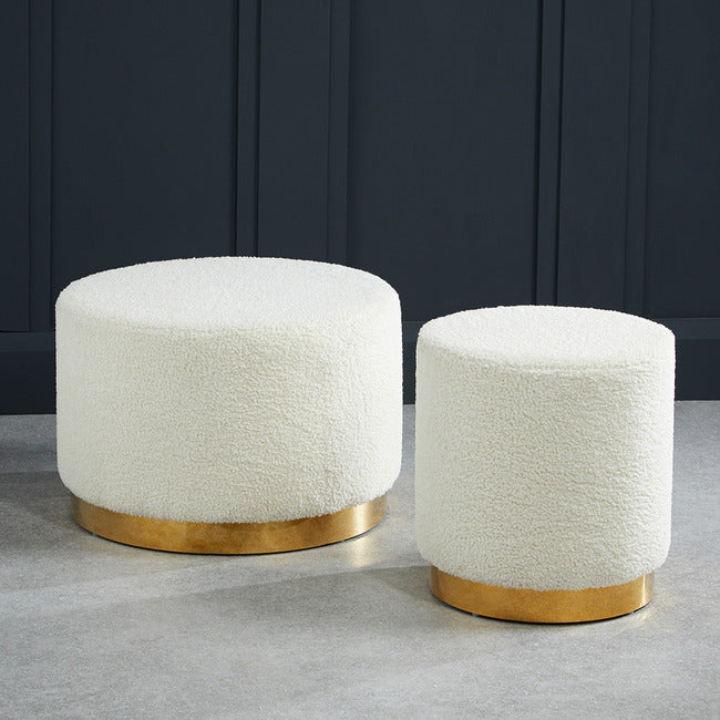 Lara Ted Pouffe - Available In 2 Sizes