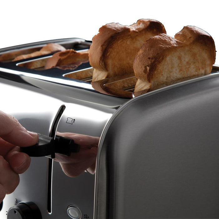 Russell Hobbs 4 Slice Toaster - Brushed Stainless Steel