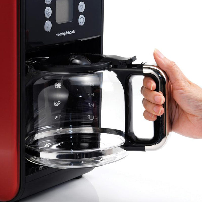 Morphy Richards Accents Filter Coffee Maker - Red