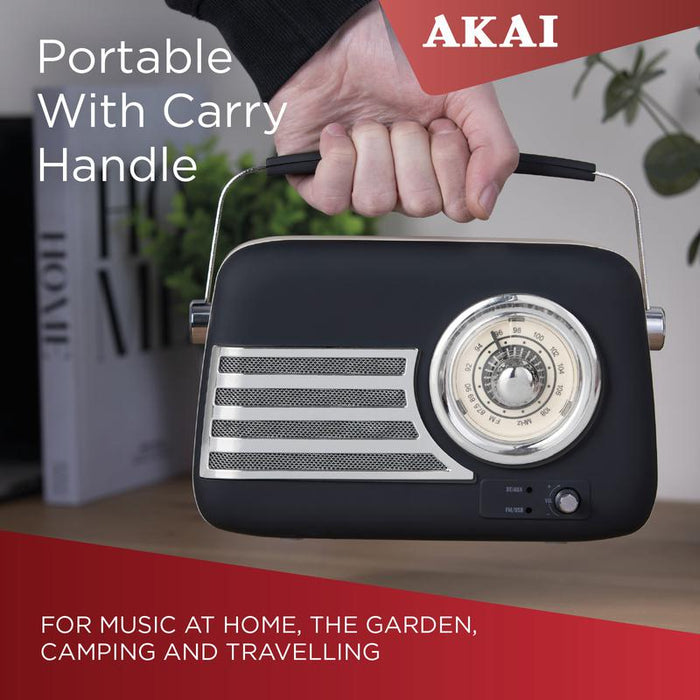 Vintage Bluetooth Portable Radio - Available In 4 Colours