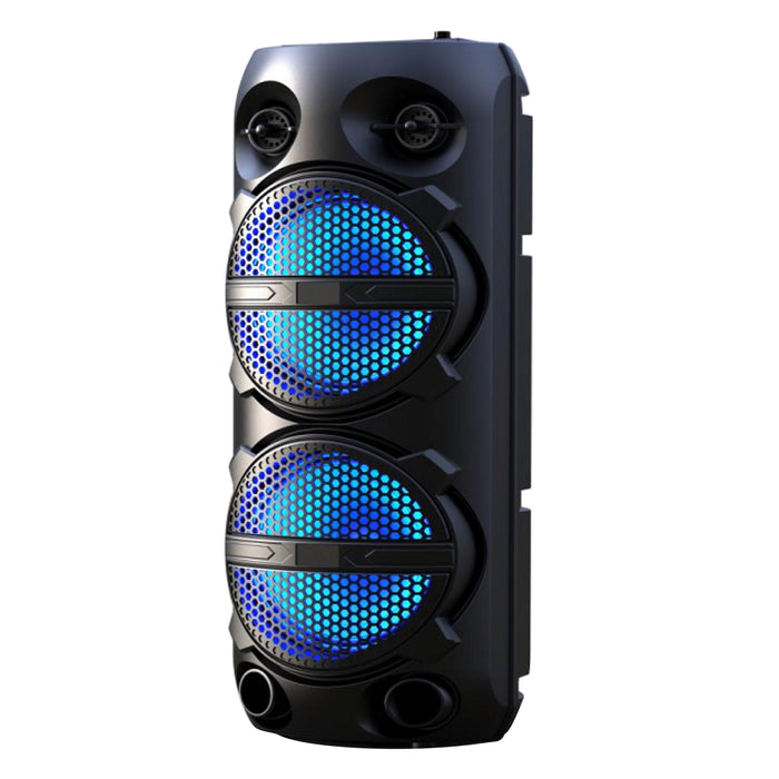 Vibes Dual 6.5inch Bluetooth Portable Party Speaker - Black