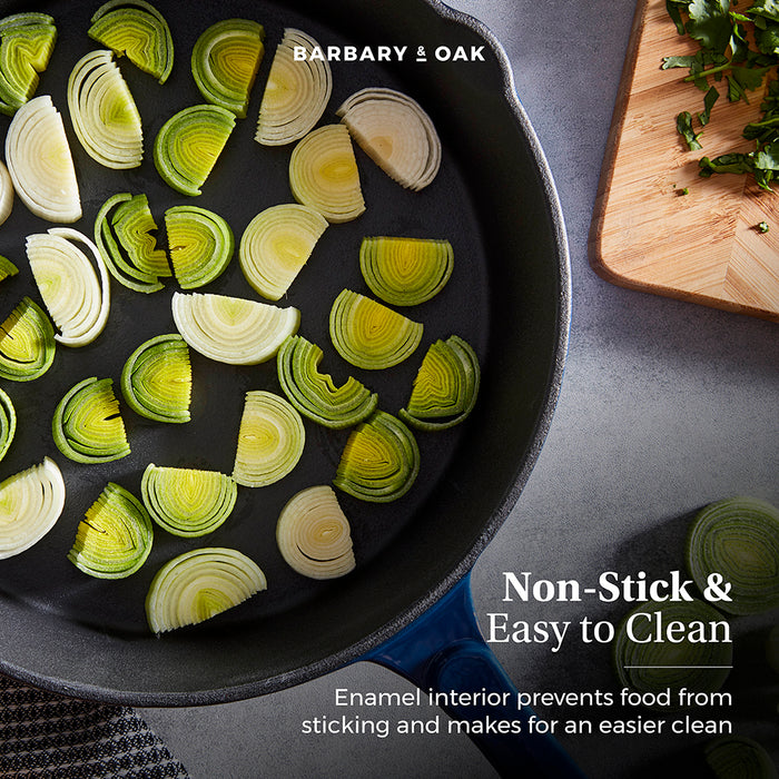 Barbary & Oak Foundry 26cm Cast Iron Frying Pan - Available In 4 Colours