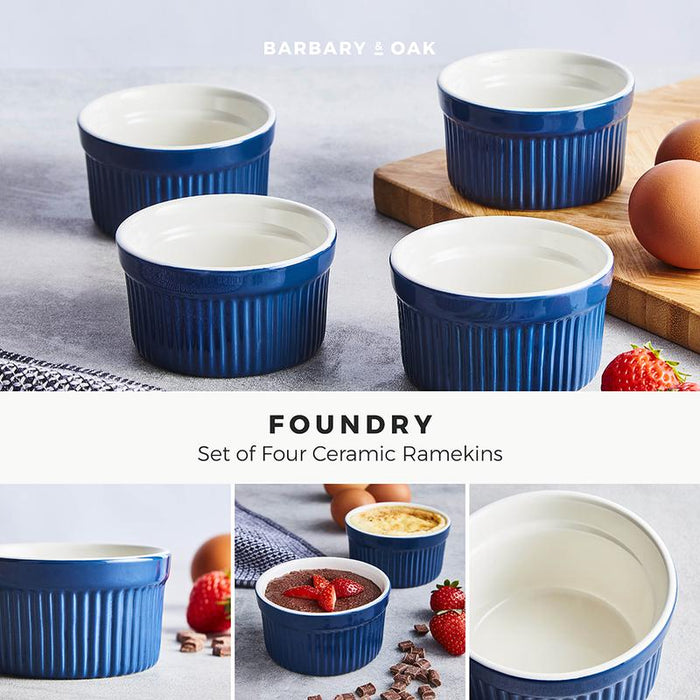Barbary & Oak Foundry Ceramic Ramekins Set of 4 - Available In 2 Colours