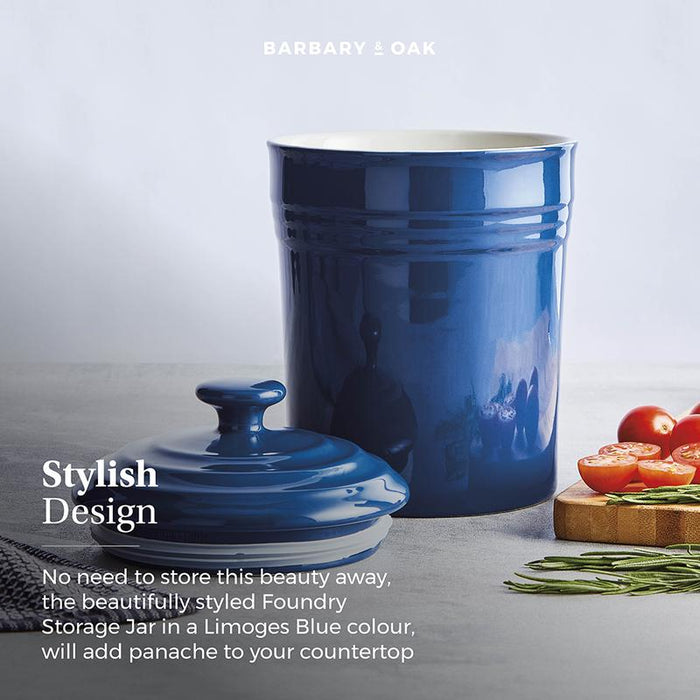 Barbary & Oak Foundry 23cm Ceramic Storage Jar - Available In 2 Colours