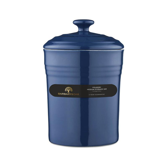 Barbary & Oak Foundry 23cm Ceramic Storage Jar - Available In 2 Colours