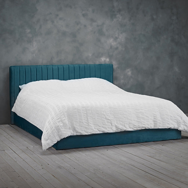 Berlin Teal Ottoman Bed - Available In 3 Sizes
