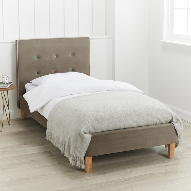Camden Grey Bed - Available In 3 Sizes