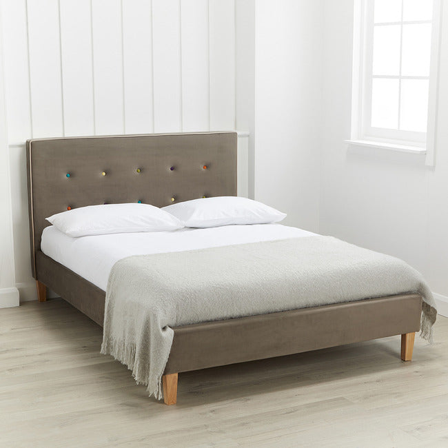 Camden Grey Bed - Available In 3 Sizes