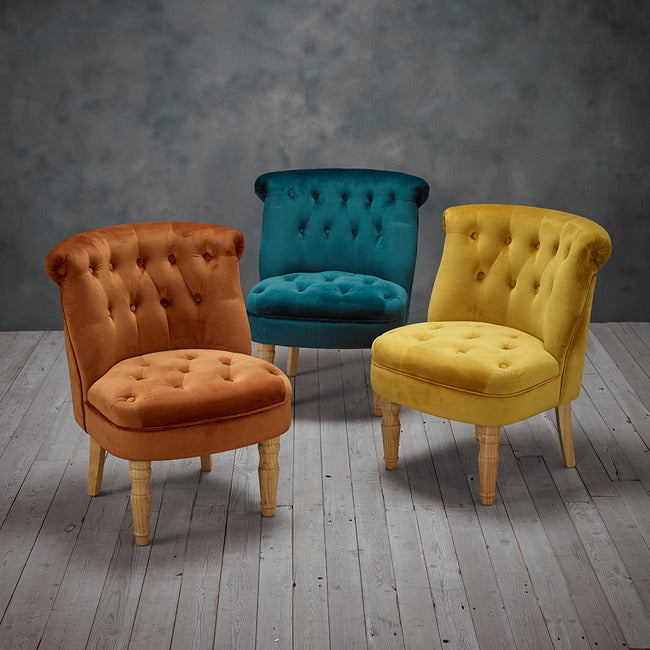 Charlotte Accent Chair - Available In 4 Colours