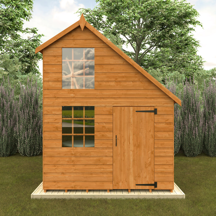 Clubhouse Playhouse - Available In 6 Sizes With Optional Veranda