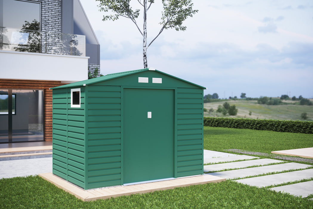 Lotus Hypnos Apex Metal Shed - Available In 3 Sizes & 2 Colours