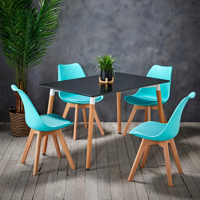 Louvre Dining Chair - Pack Of 2 - Aqua