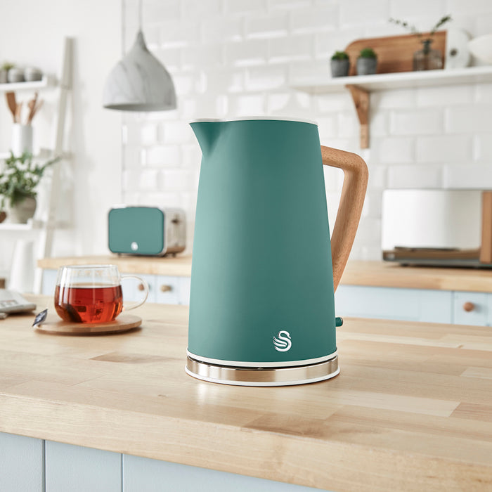 Swan 1.7L Nordic Style Cordless Kettle - Green
