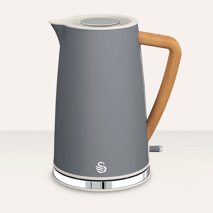Swan 1.7L Nordic Style Cordless Kettle - Grey