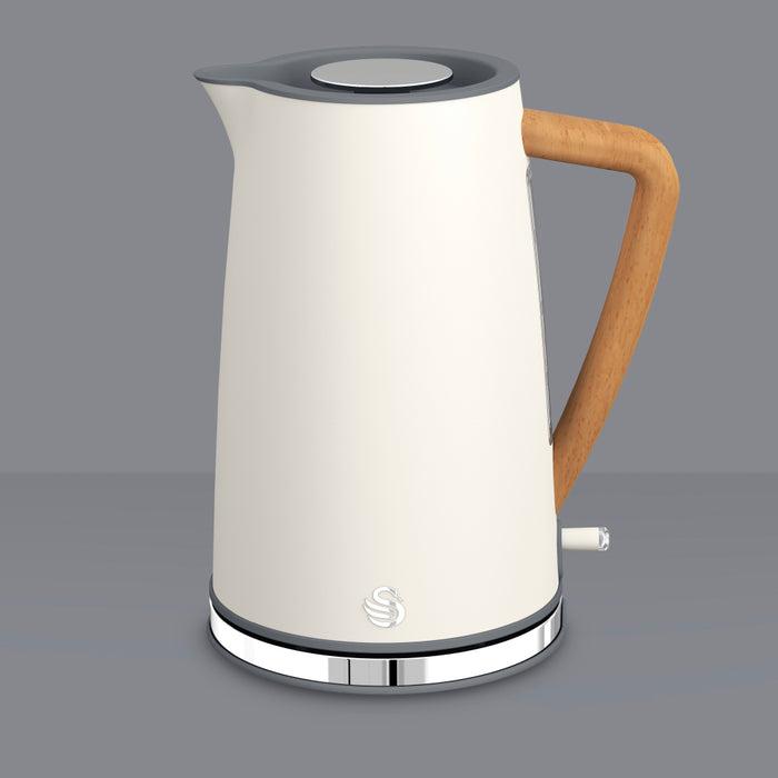Swan 1.7L Nordic Style Cordless Kettle - White