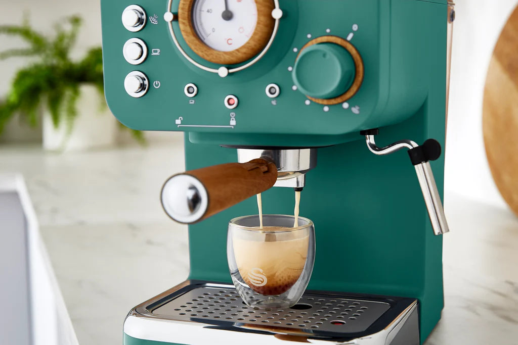 Swan Nordic One Touch Espresso Machine - Green