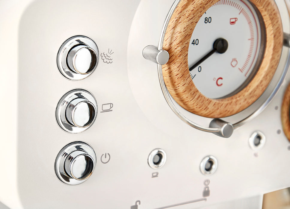 Swan Nordic One Touch Espresso Machine - White