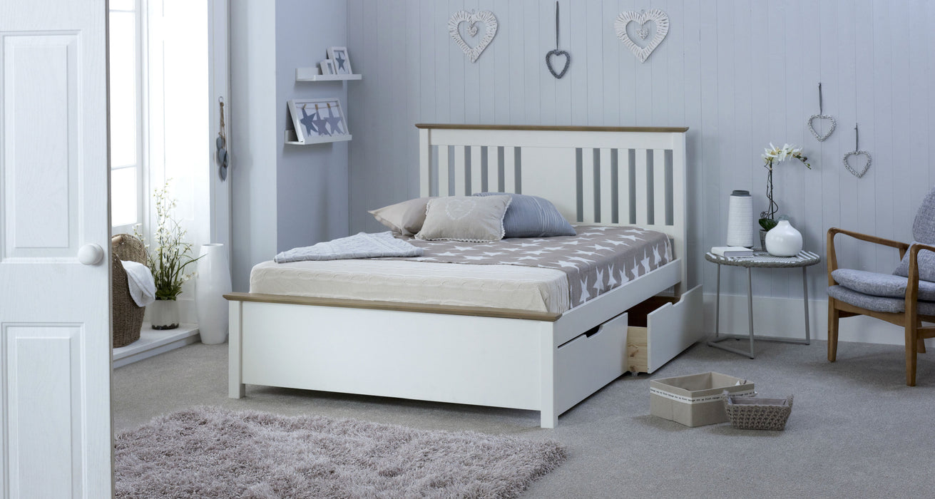 Chester White Double Bed
