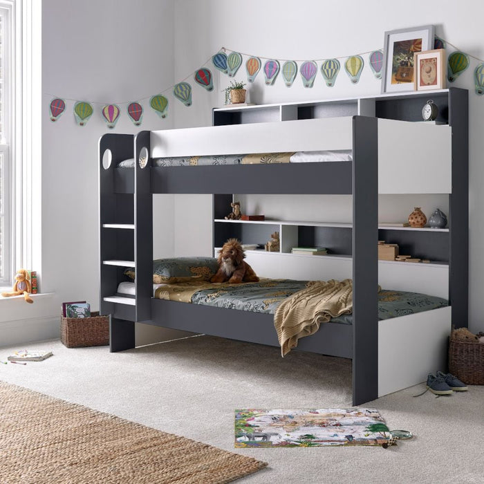 Oliver Storage Bunk Bed - Available In 2 Colours