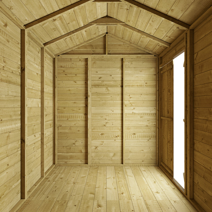 Store More Tongue & Groove Apex Shed - Available in 11 Sizes With Optional Windows