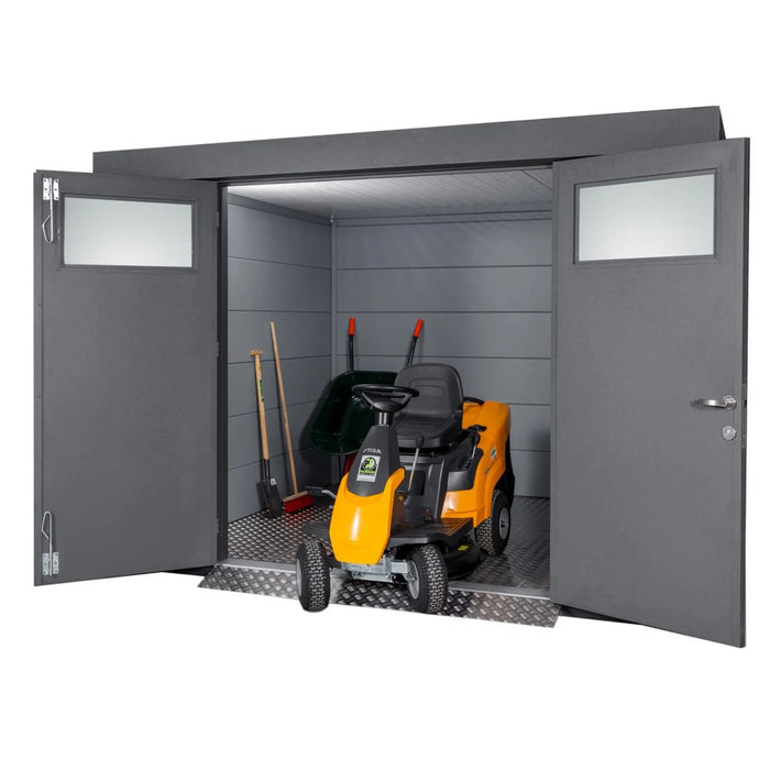Telluria Eleganto Heavy Duty Steel Shed - Available In 3 Sizes