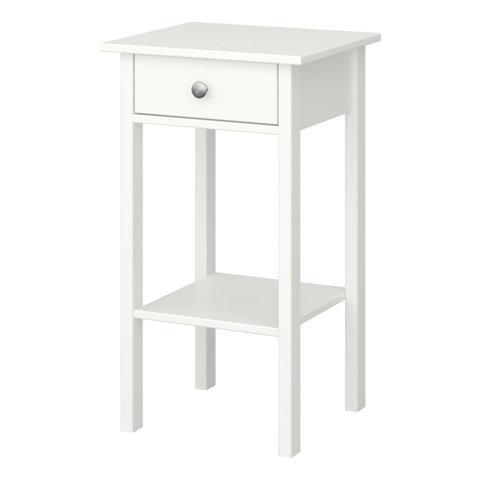 Tromso 1 Drawer Bedside Cabinet - Available In 2 Colours