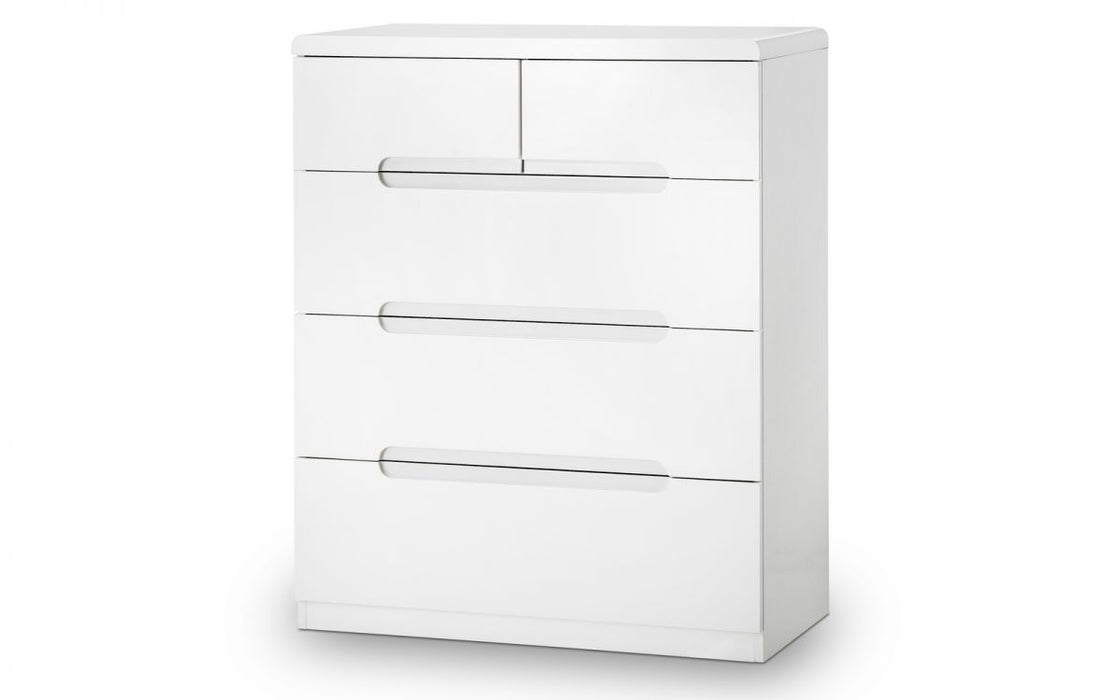 Julian Bowen Manhattan 3+2 Drawer Chest - Available In 2 Colours