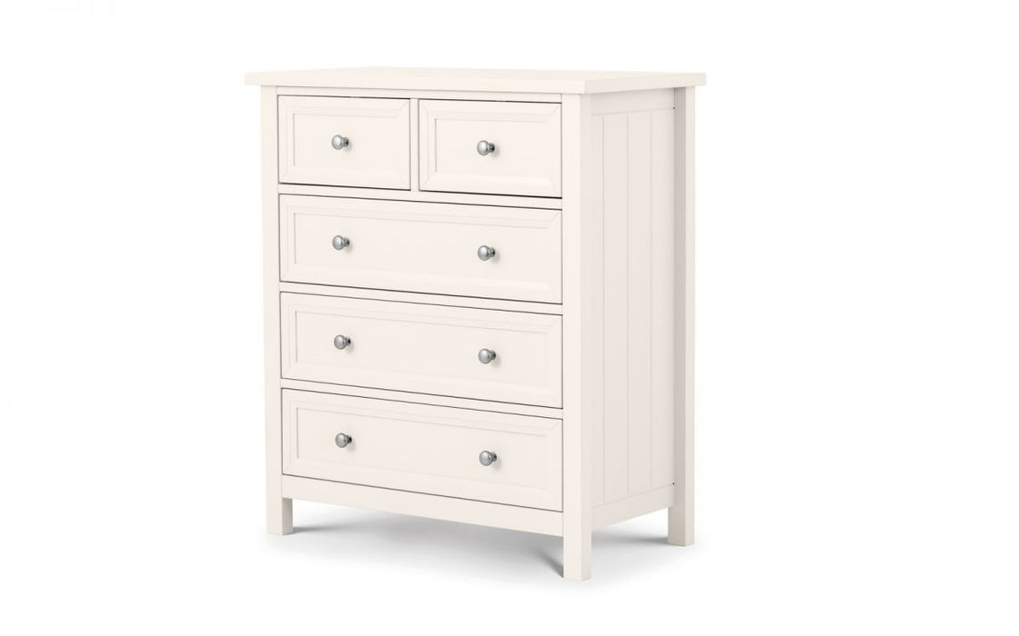 Julian Bowen Maine 3+2 Drawer Chest - Available In 3 Colours