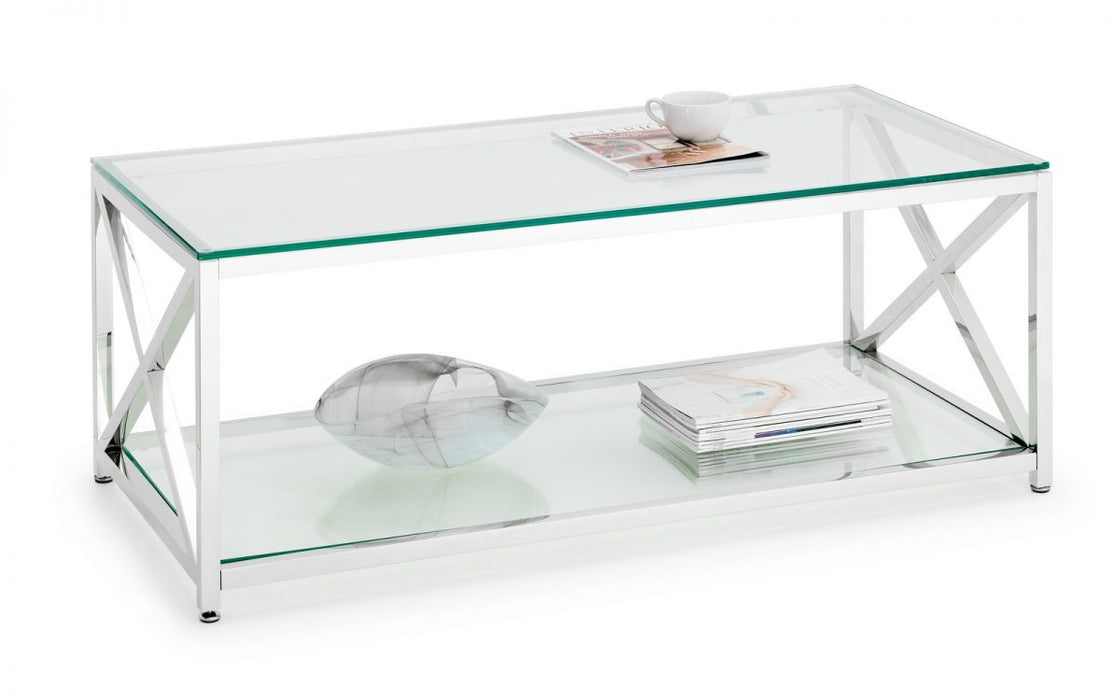 Julian Bowen Miami Coffee Table - Available In 2 Colours