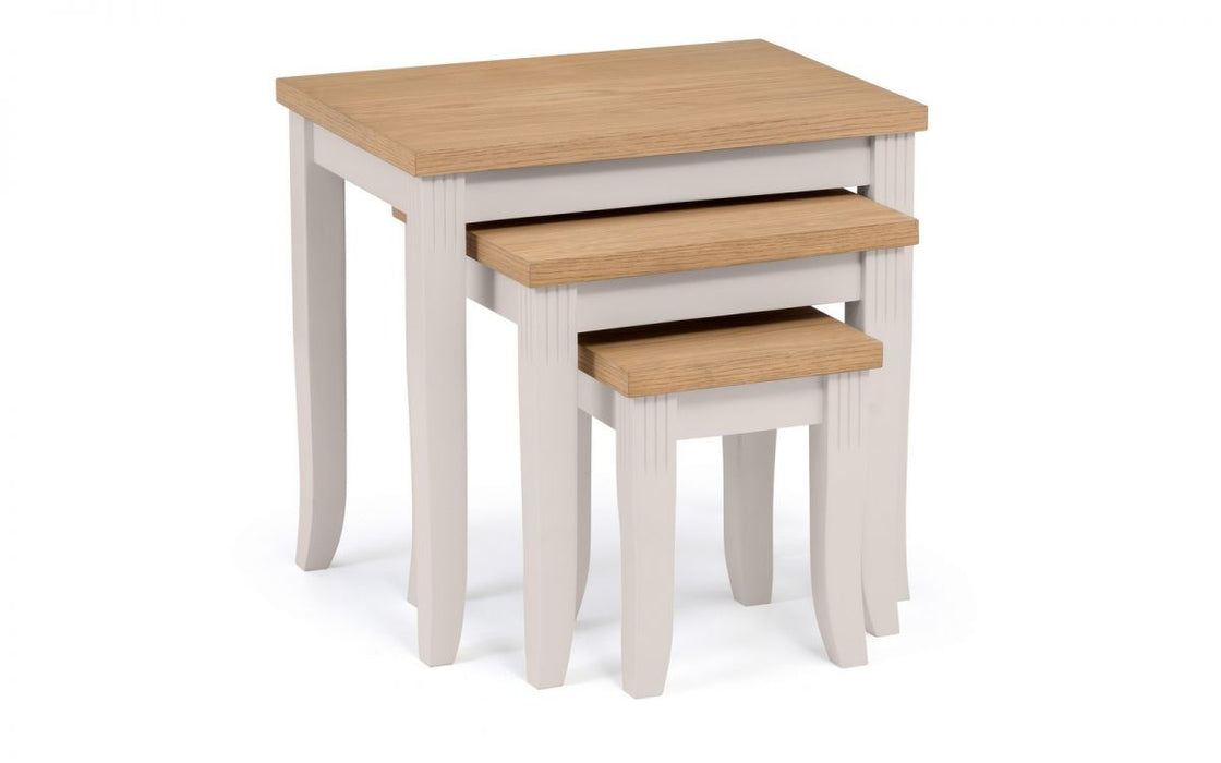 Julian Bowen Davenport Nest of Tables - Available In 2 Colours
