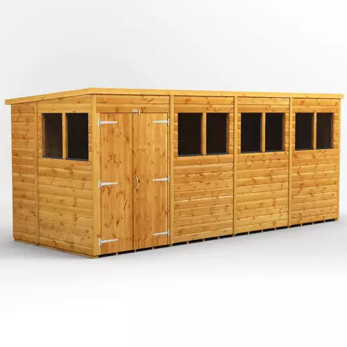 Power Pent Sheds With Windows