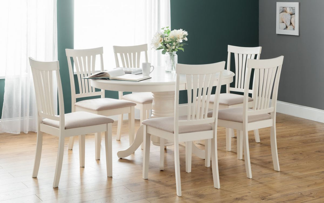 Julian Bowen Stanmore Ivory Dining Chair