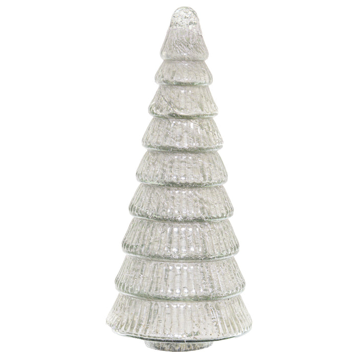 The Noel Collection Tiered Decorative Large Glass Tree