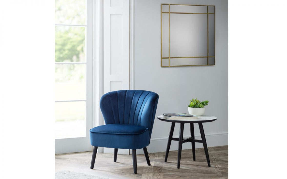 Julian Bowen Coco Velvet Chair - Available In 2 Colours