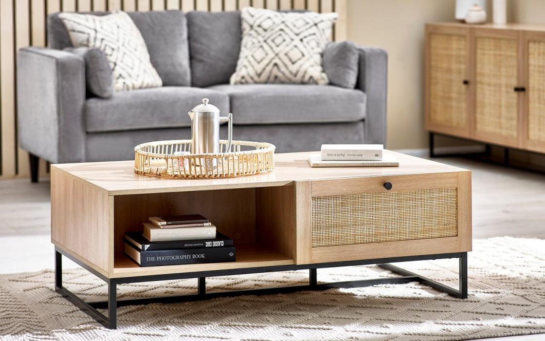 Julian Bowen Padstow Coffee Table - Available In 2 Colours