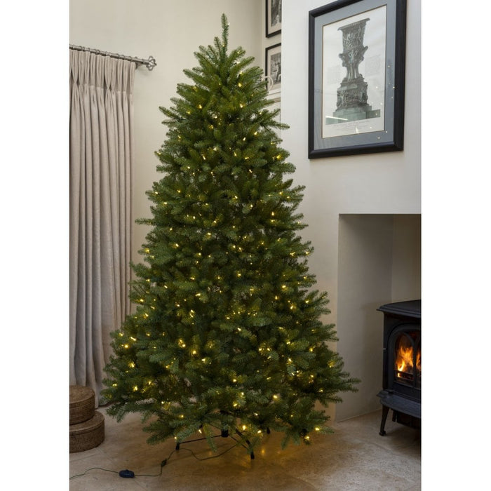 Dunhill Fir 6ft Tree With 400 LED Warm White Lights