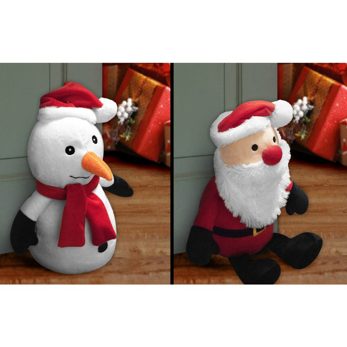 Christmas Door Stop -  Santa or Snowman Available