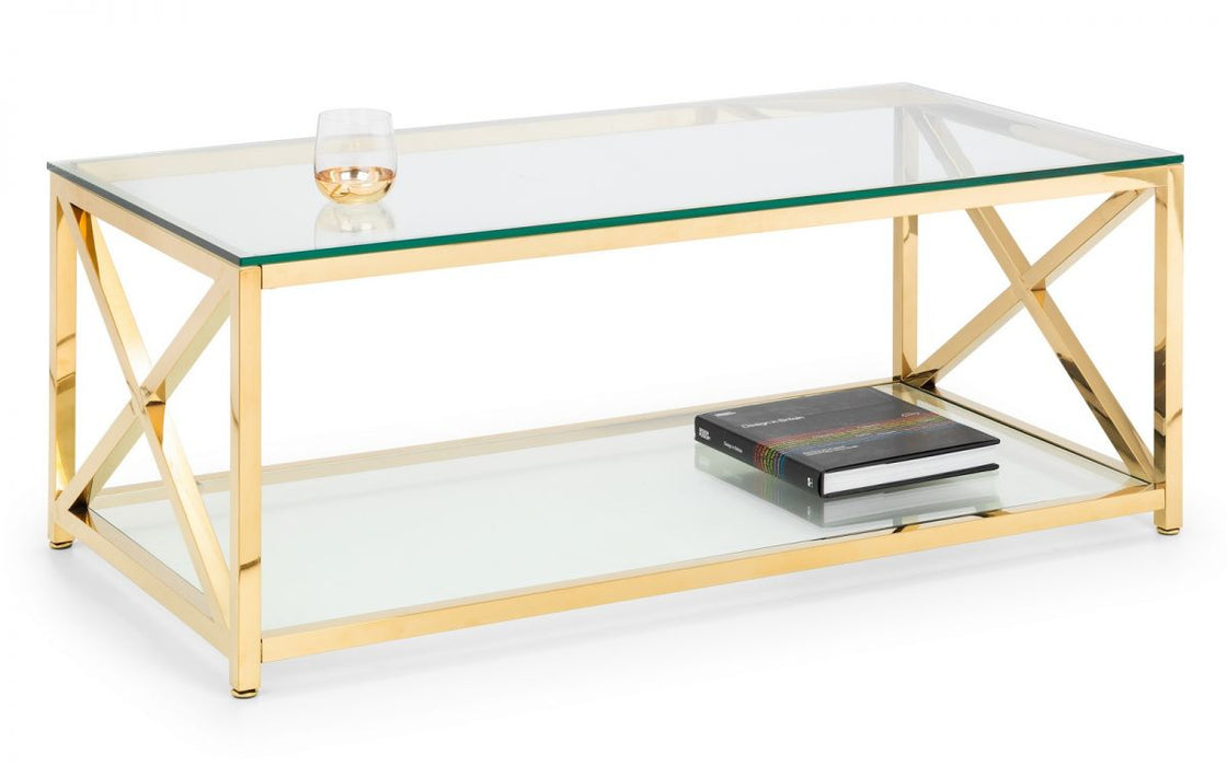 Julian Bowen Miami Coffee Table - Available In 2 Colours
