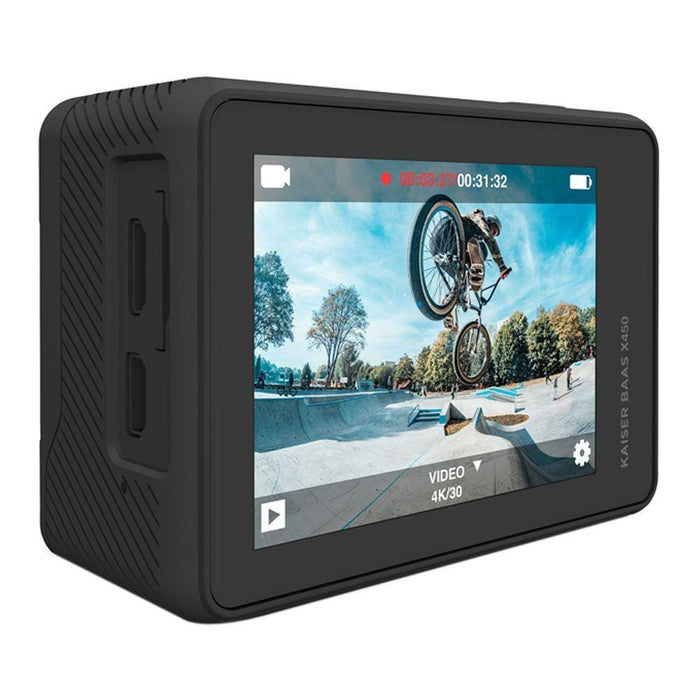 KaiserBaas X450 4K Ultra HD Action Camera - Black
