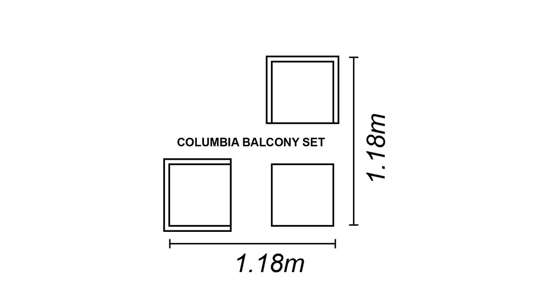 Keter Columbia Balcony Set