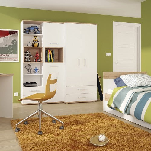 4KIDS Single Bed With Under Drawer - Available In 4 Colours