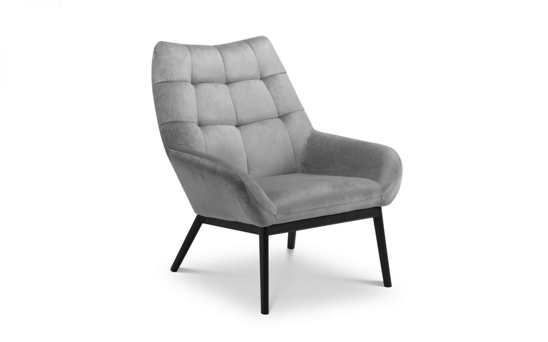 Julian Bowen Lucerne Velvet Chair