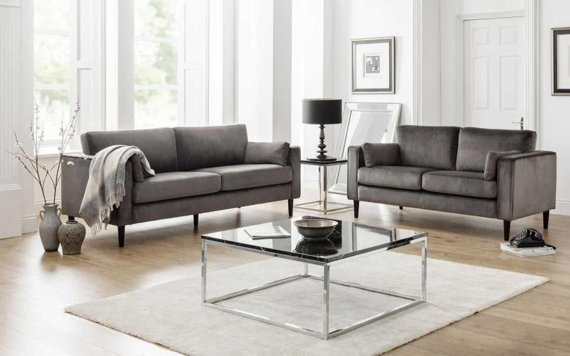 Julian Bowen Hayward 3 Seater Sofa - Available In 2 Fabric Types